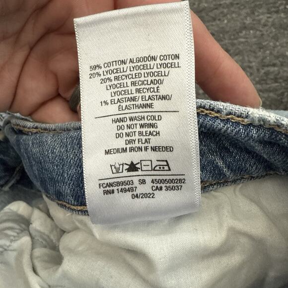 Favorite Daughter Jeans Women 30 Light Wash Otto High Rise Boyfriend Stretch - Picture 12 of 14